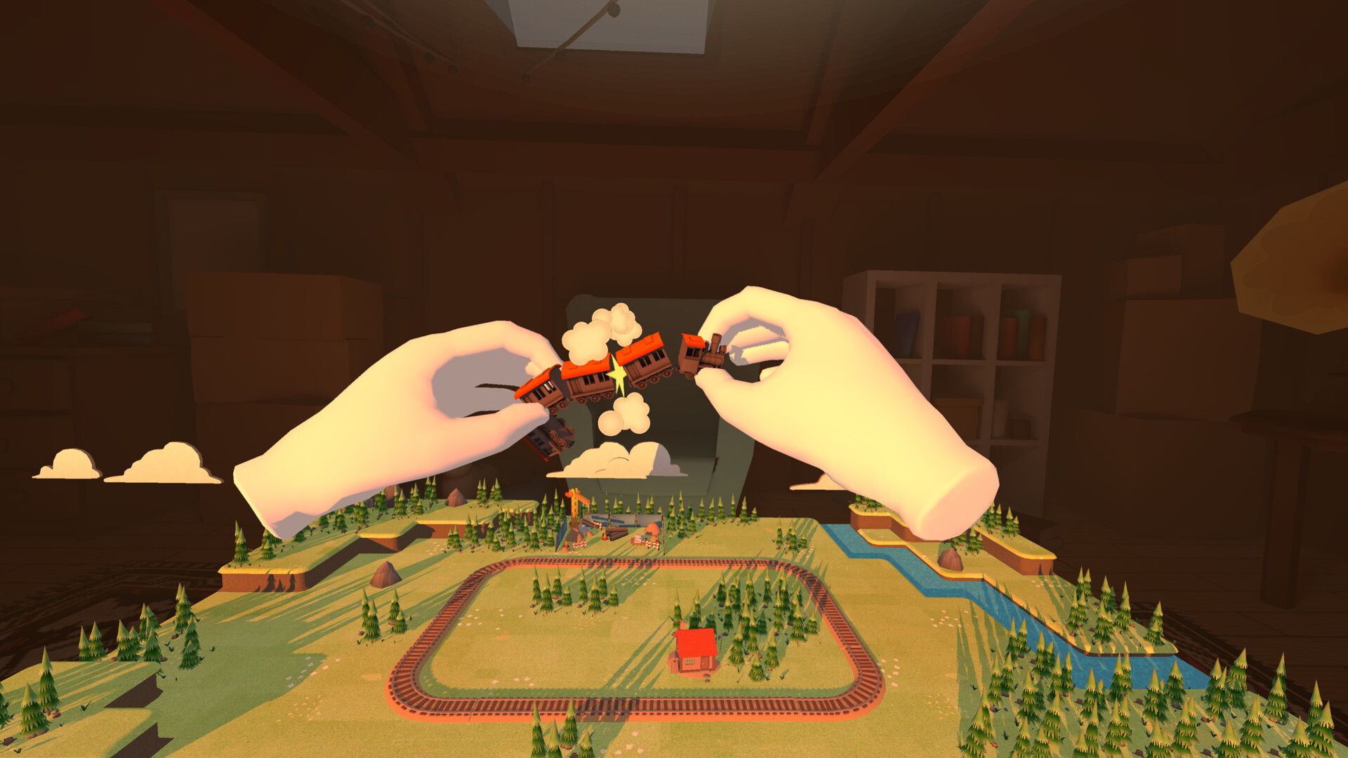 Toy Trains Lets You Build Your Dream Train Set In VR