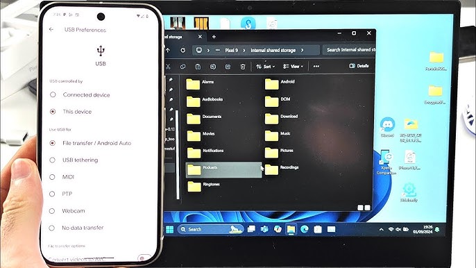 See Google Pixel 9 Pro XL on Computer